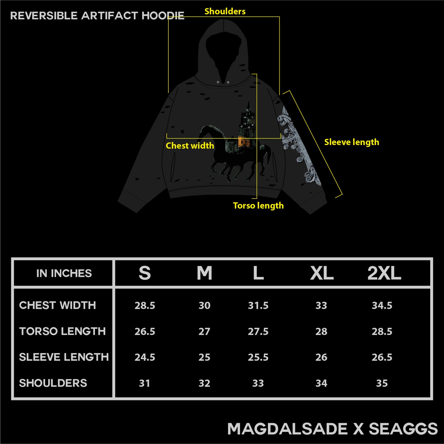 Reversible Artifact Hoodie