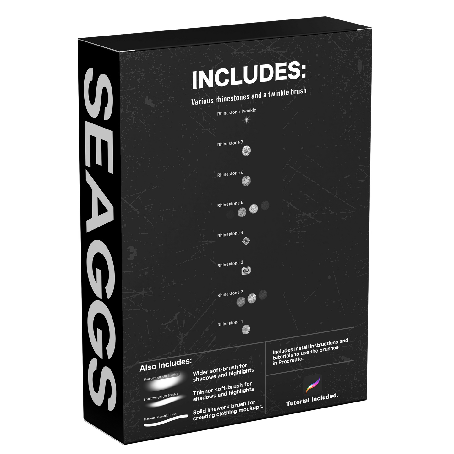 SEAGGS RHINESTONE BRUSHES