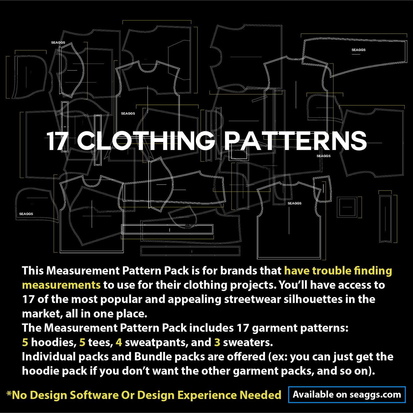 Seaggs Pattern Pack COMPLETE BUNDLE