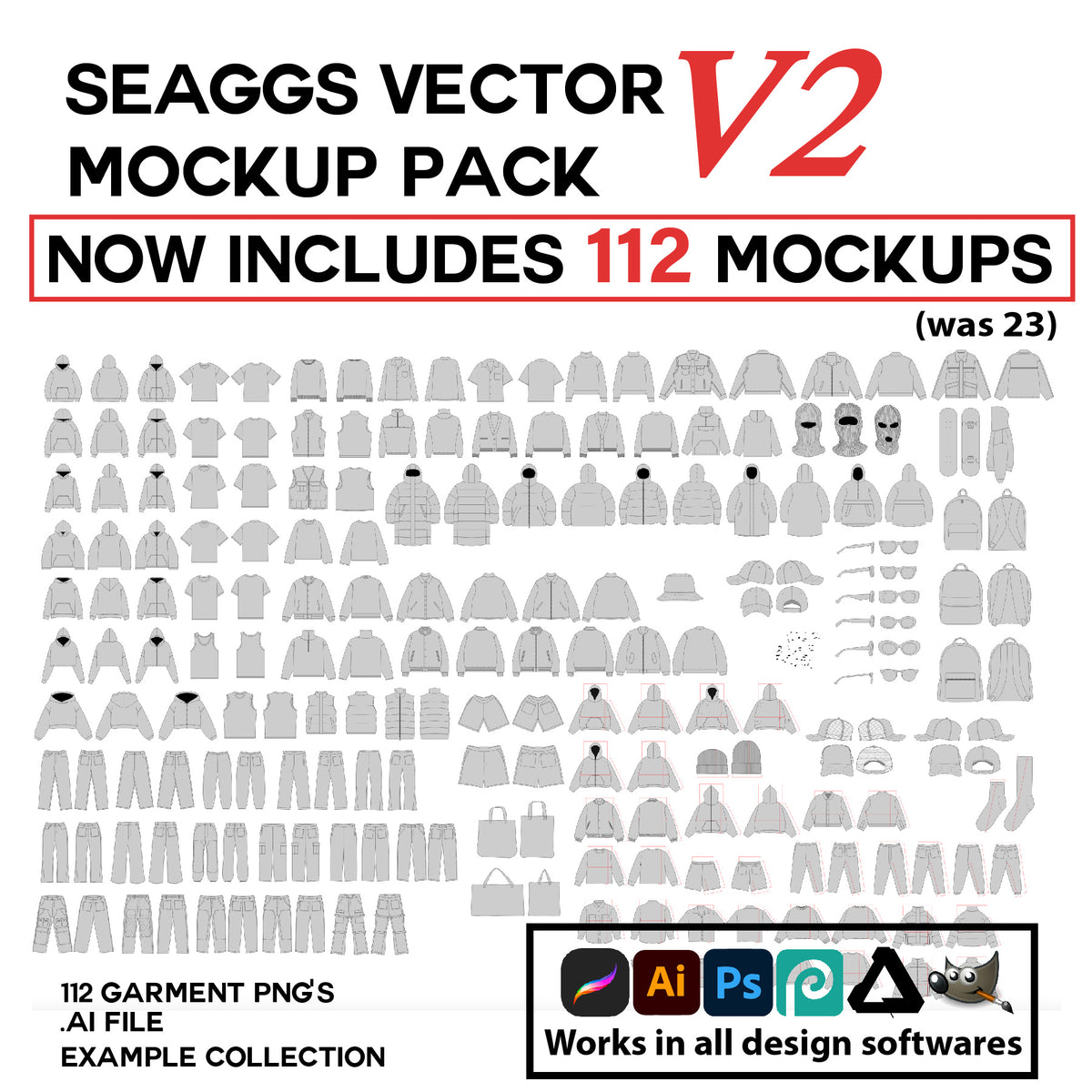 Seaggs Vector Mockup Pack