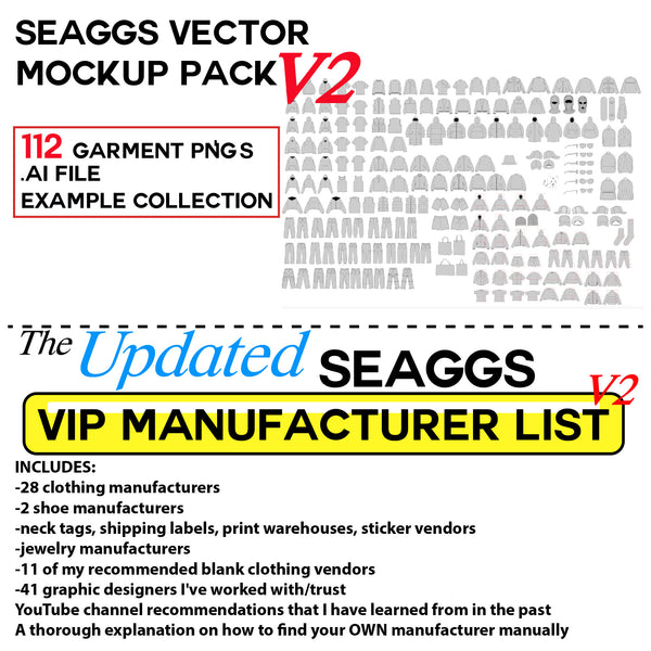 How To Design A Clothing Collection With The Seaggs Vector Mockup