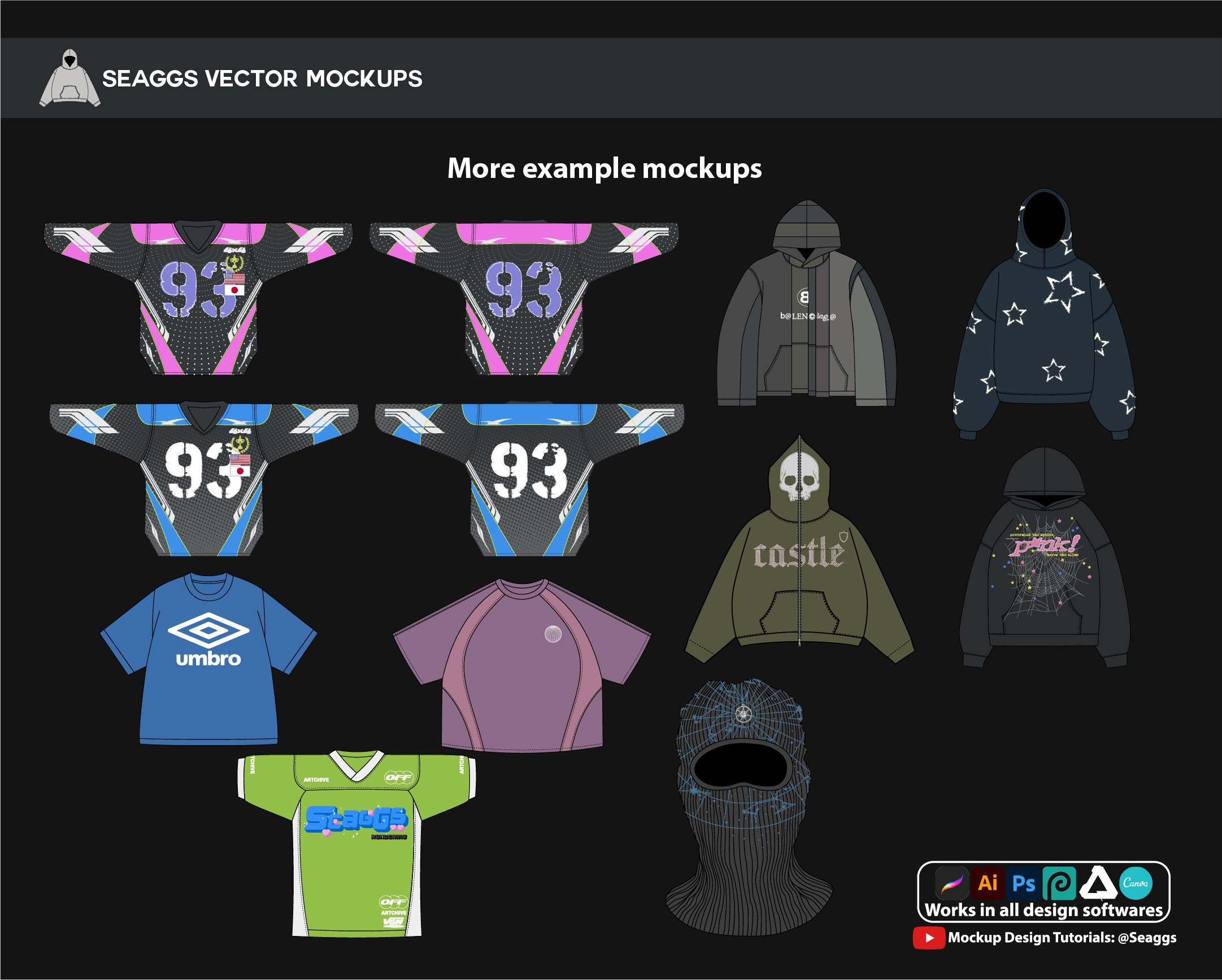 Seaggs ULTIMATE Mockup Pack'