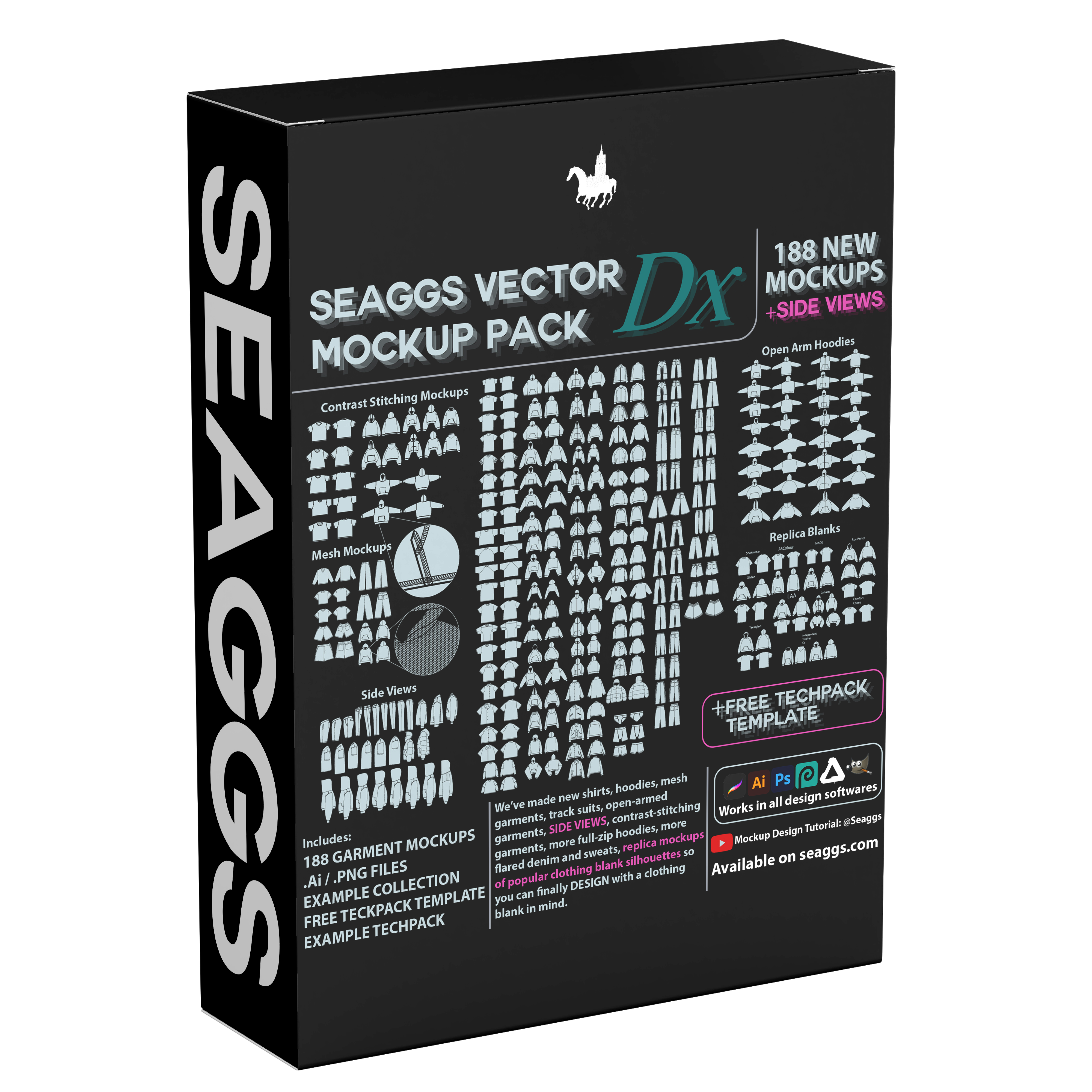 Seaggs Premium Vector Mockup Pack Dx