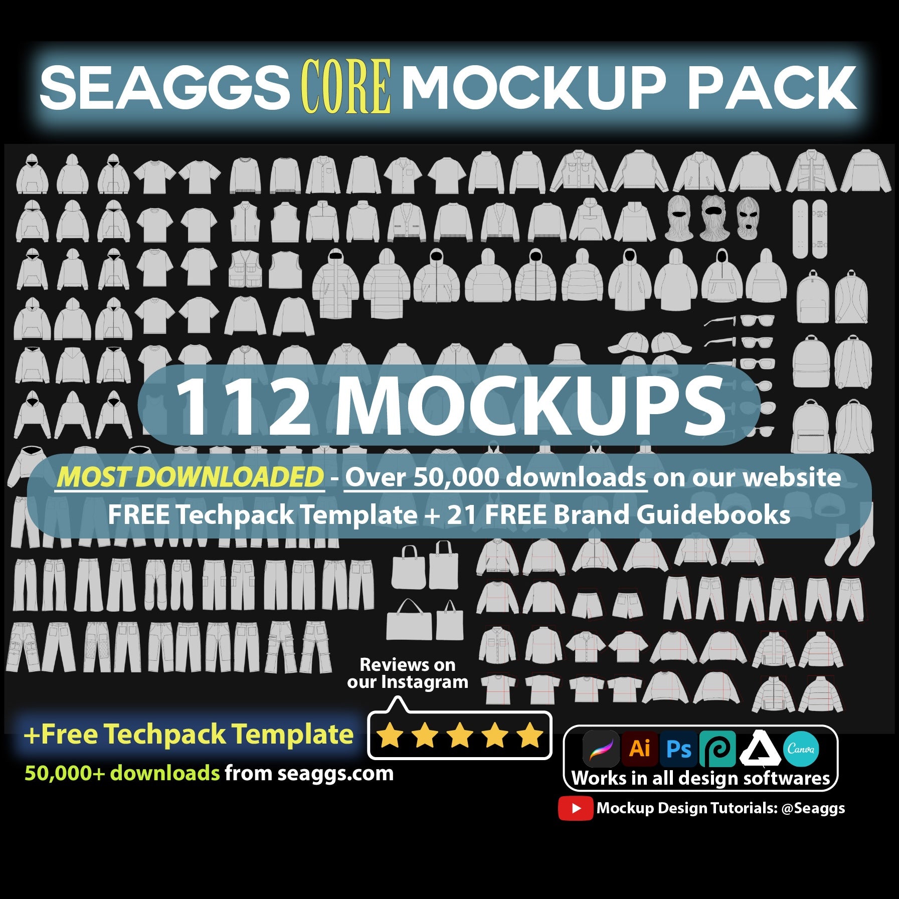 Seaggs CORE Mockup Pack
