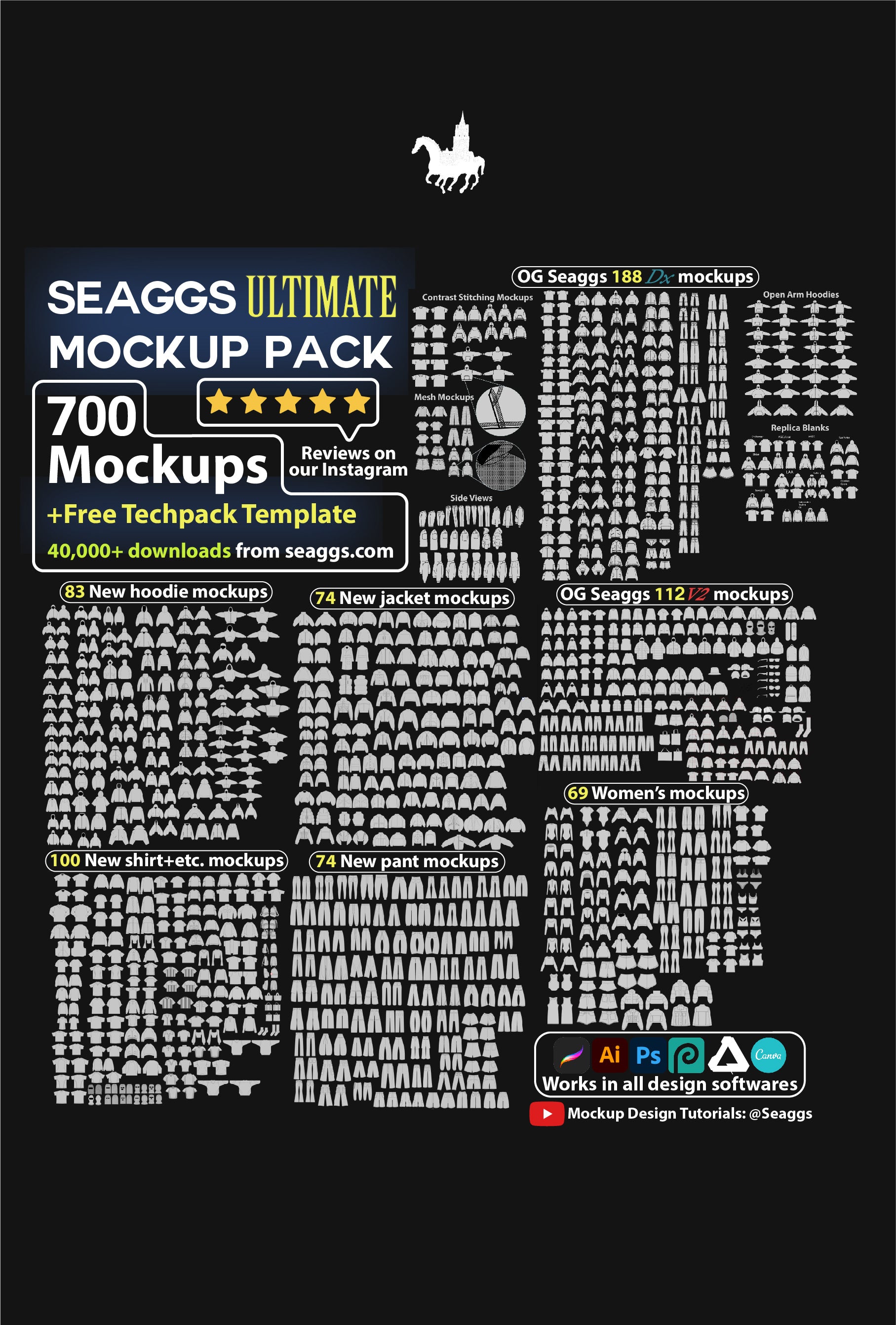 Seaggs ULTIMATE Mockup Pack