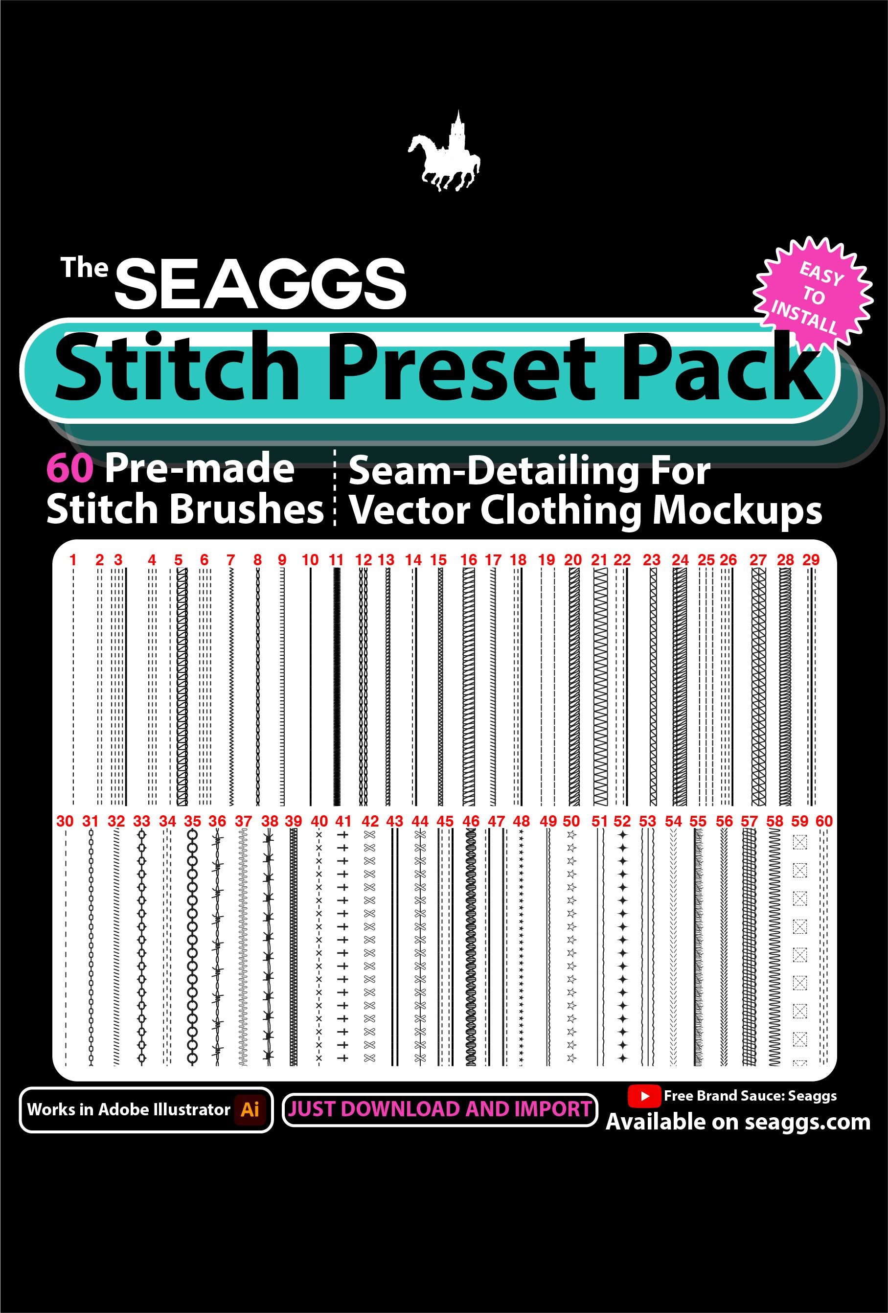 Seaggs Vector Stitch Presets