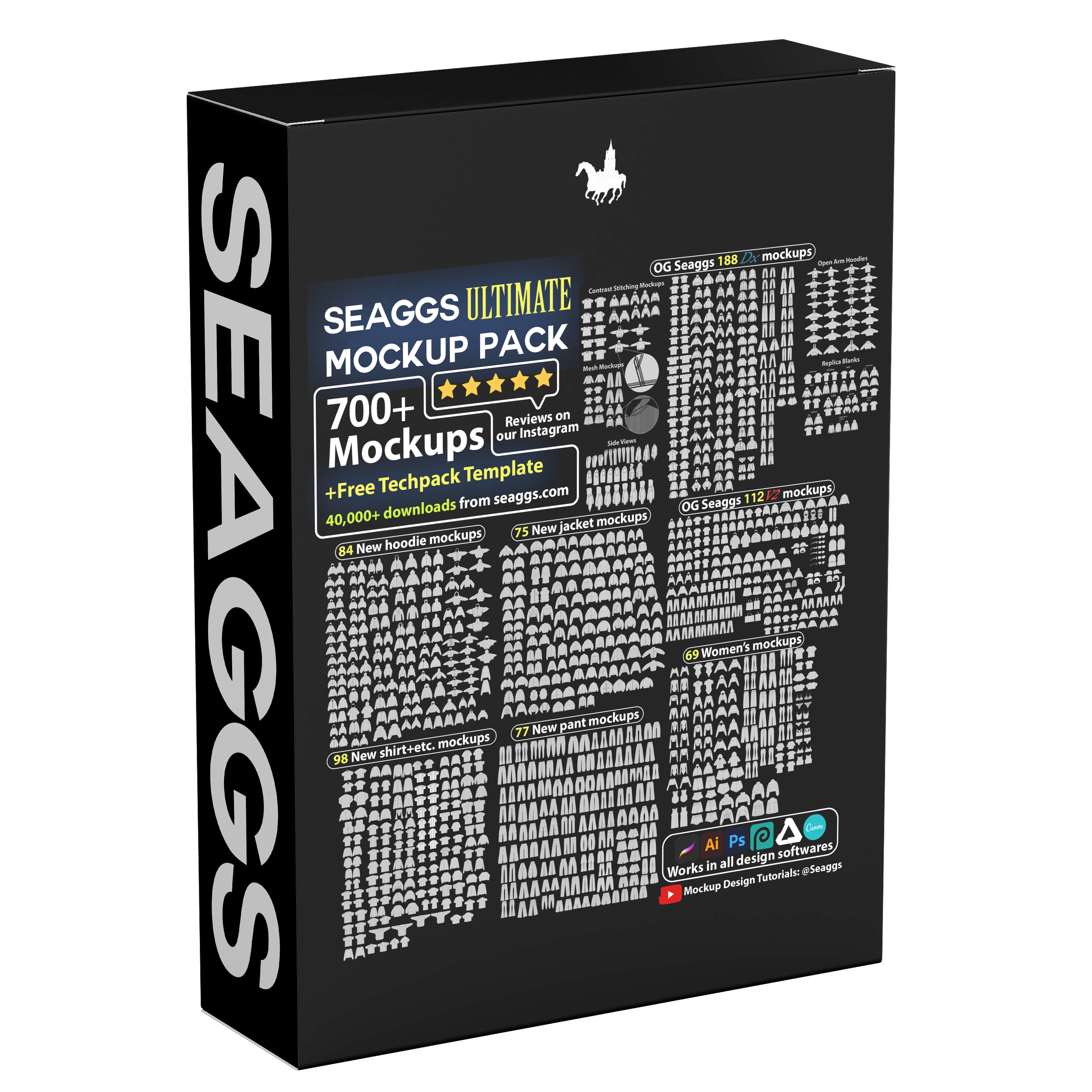 Seaggs ULTIMATE Mockup Pack'