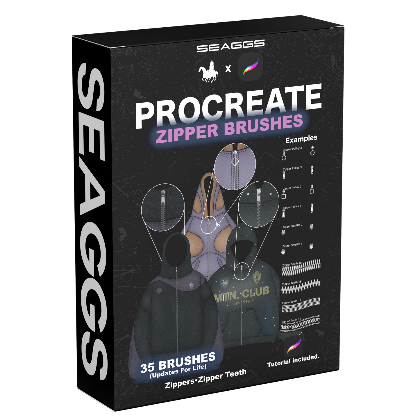 SEAGGS ZIPPER BRUSHES