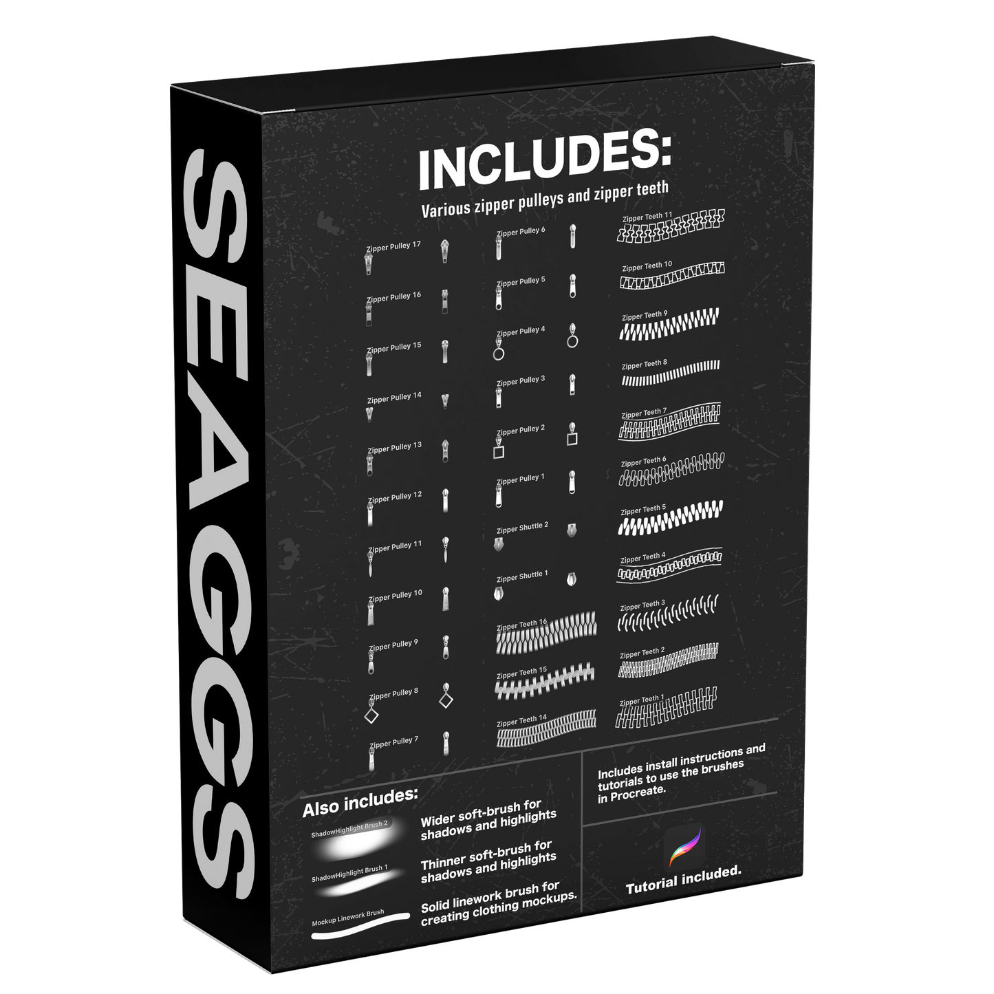 SEAGGS ZIPPER BRUSHES
